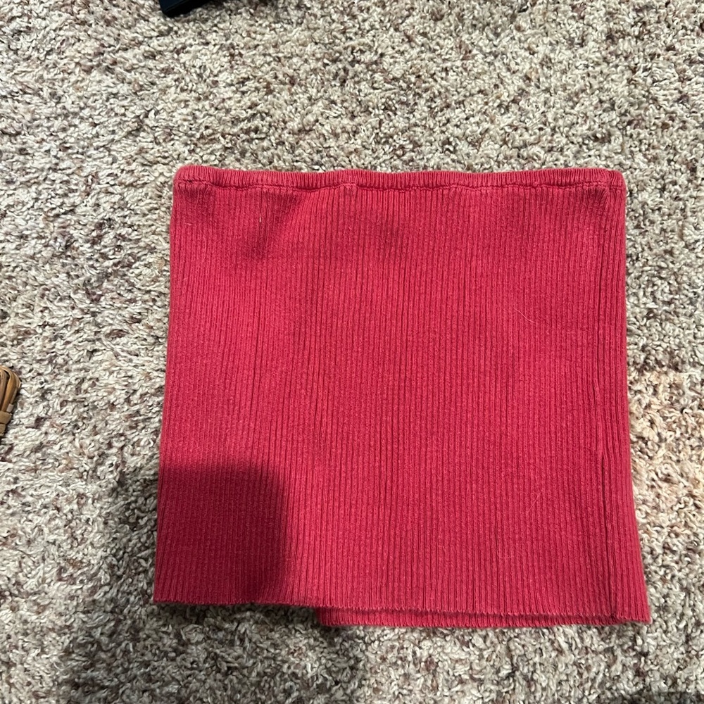Red Tube Top - Picture 2 of 3